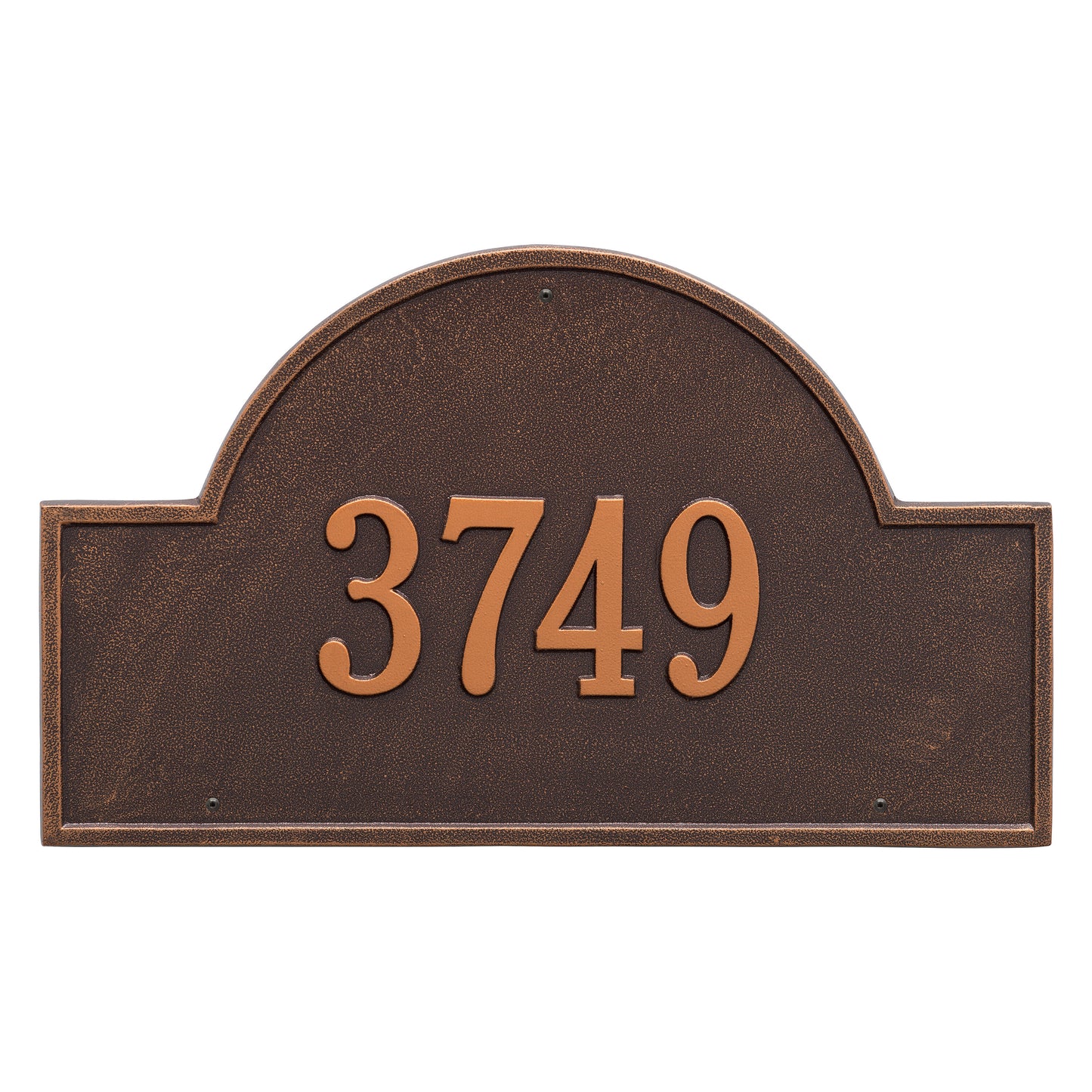 Arch Marker - Estate Wall Address Plaque - One Line