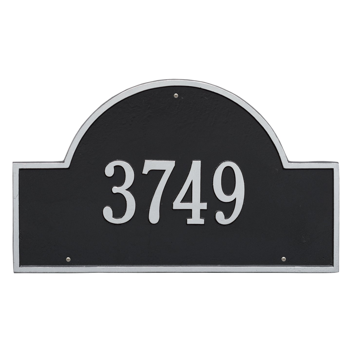 Arch Marker - Estate Wall Address Plaque - One Line