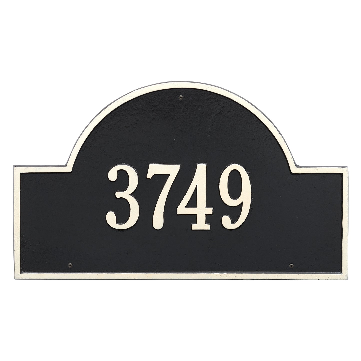 Arch Marker - Estate Wall Address Plaque - One Line
