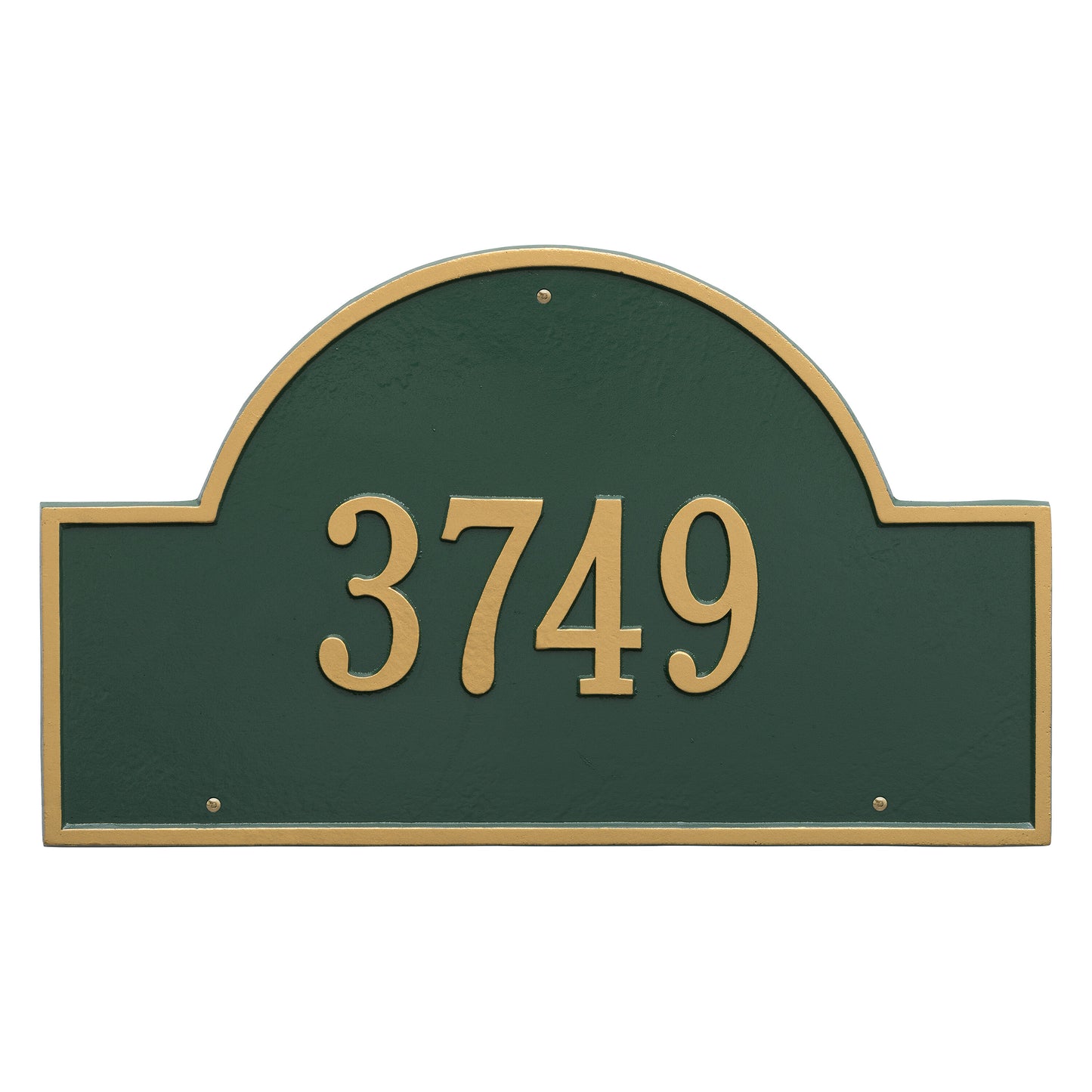 Arch Marker - Estate Wall Address Plaque - One Line