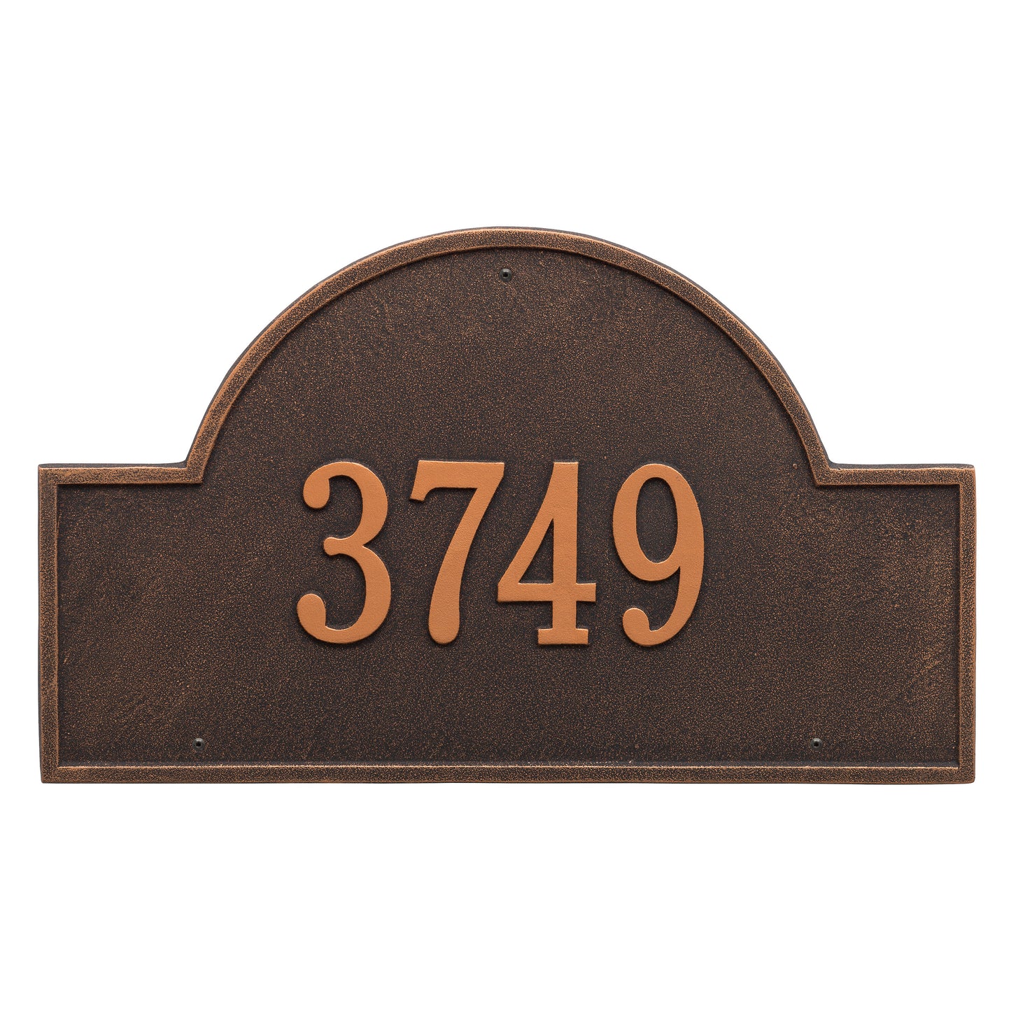 Arch Marker - Estate Wall Address Plaque - One Line