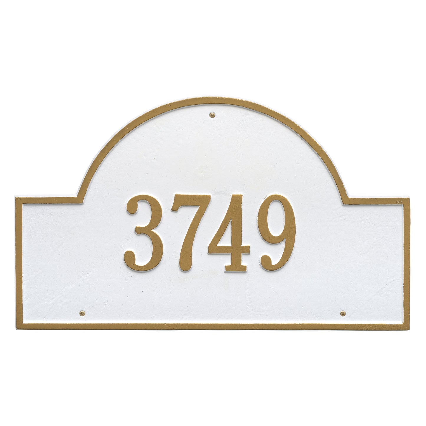 Arch Marker - Estate Wall Address Plaque - One Line