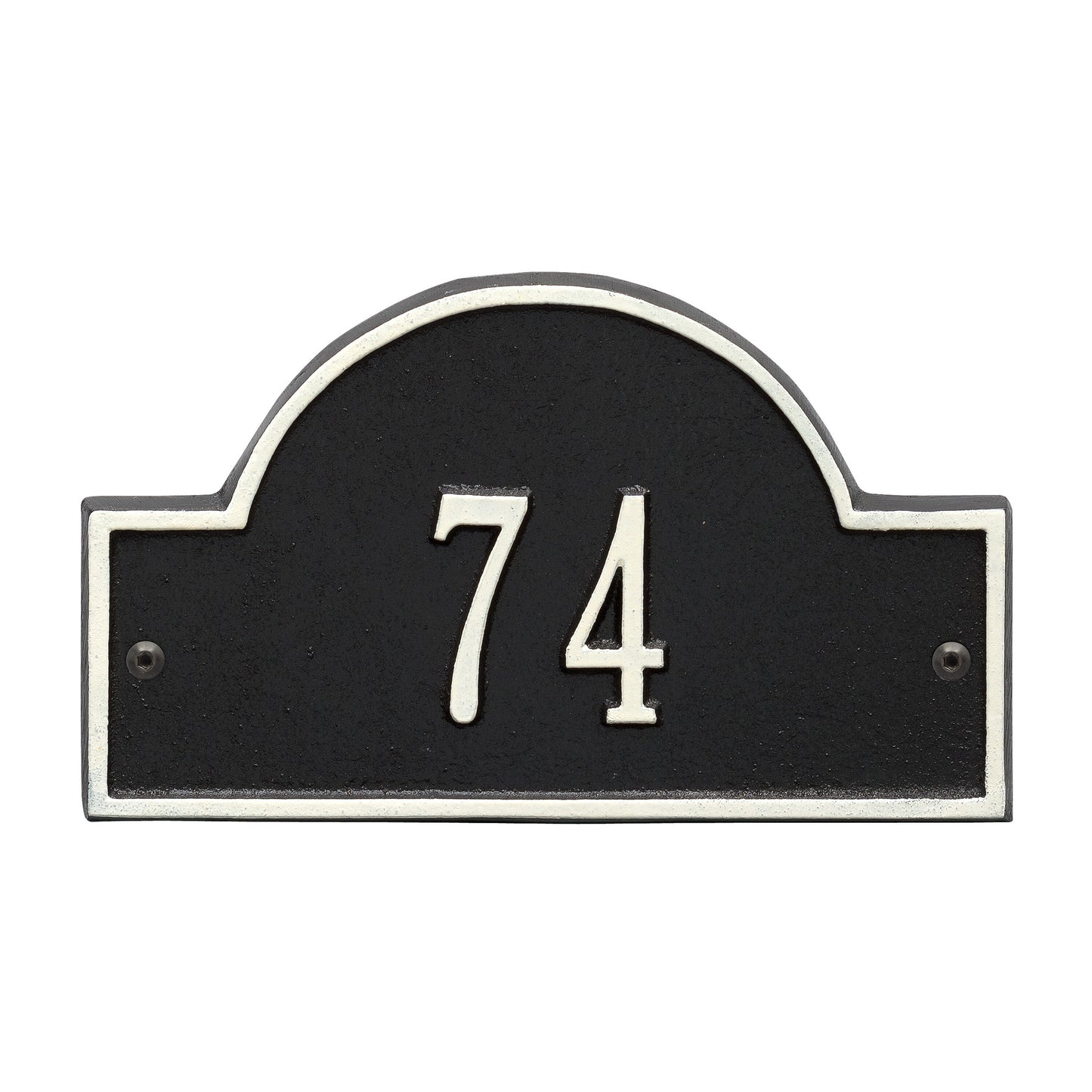 Arch Marker - Petite Wall Address Plaque -  One Line