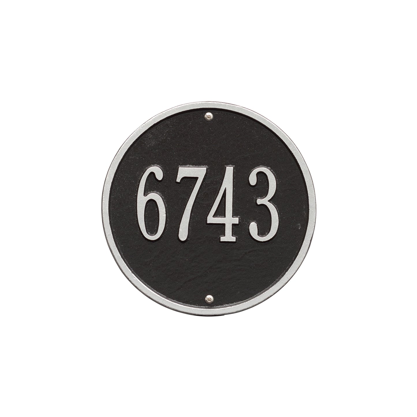 Round - 9" Diameter Wall Plaque- One Line