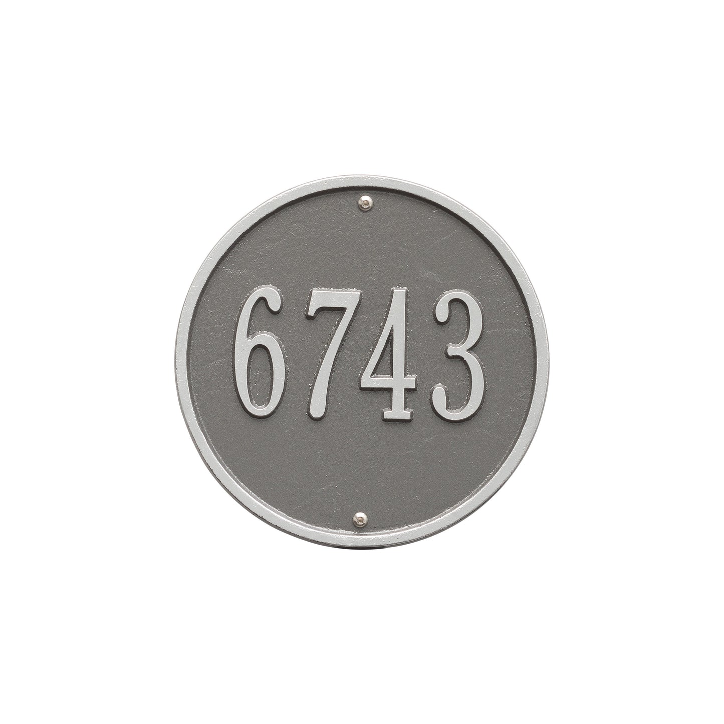 Round - 9" Diameter Wall Plaque- One Line