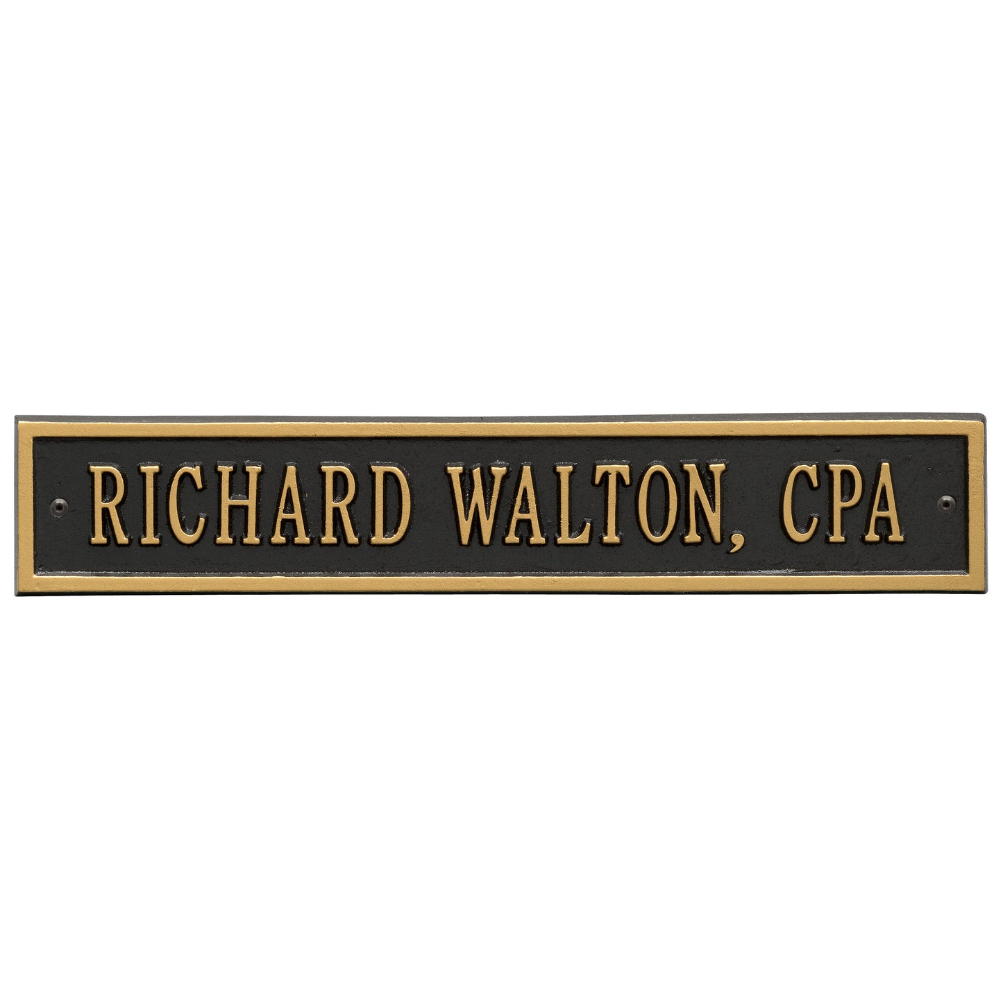 Arch Extension - Standard Wall - One Line Address Plaque