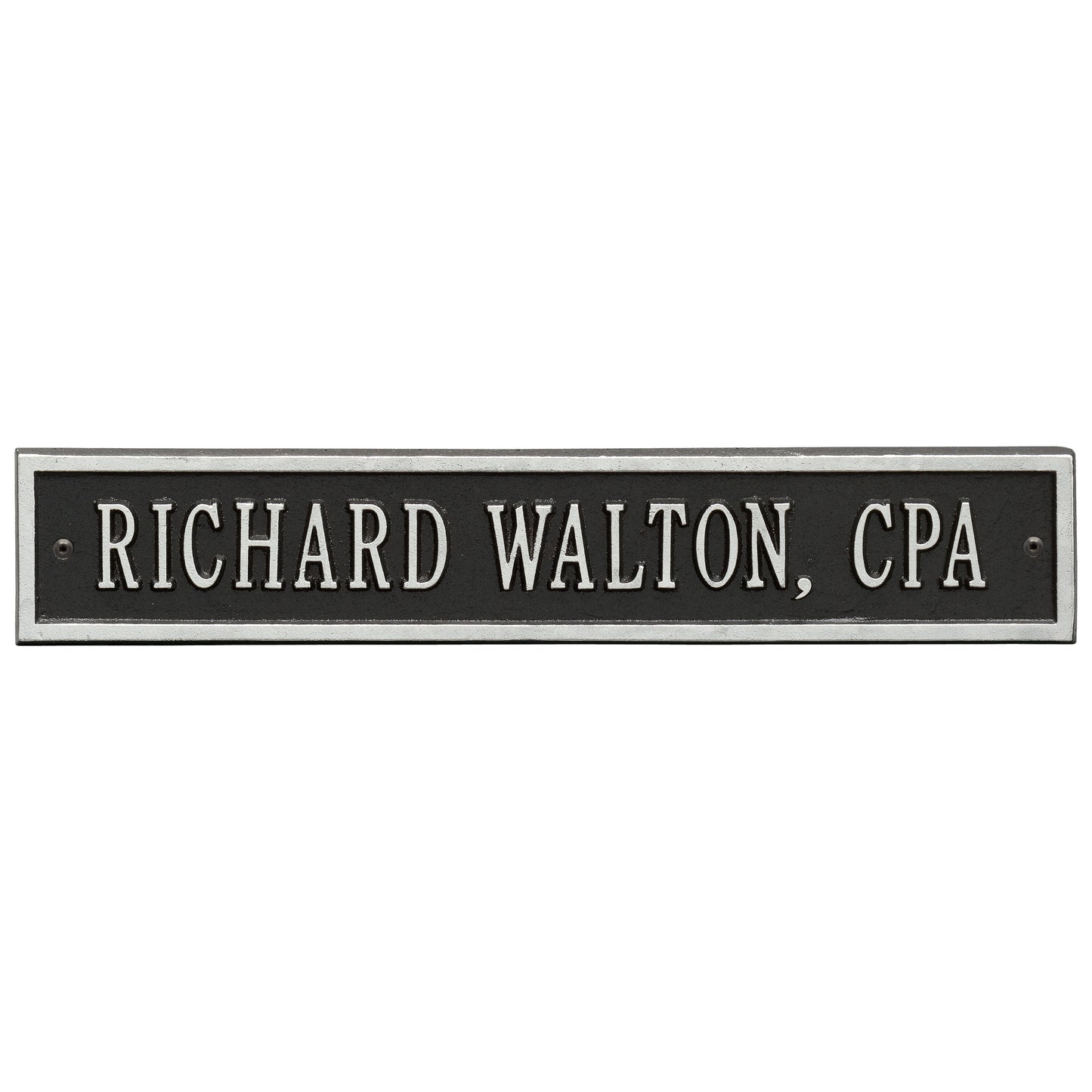 Arch Extension - Standard Wall - One Line Address Plaque