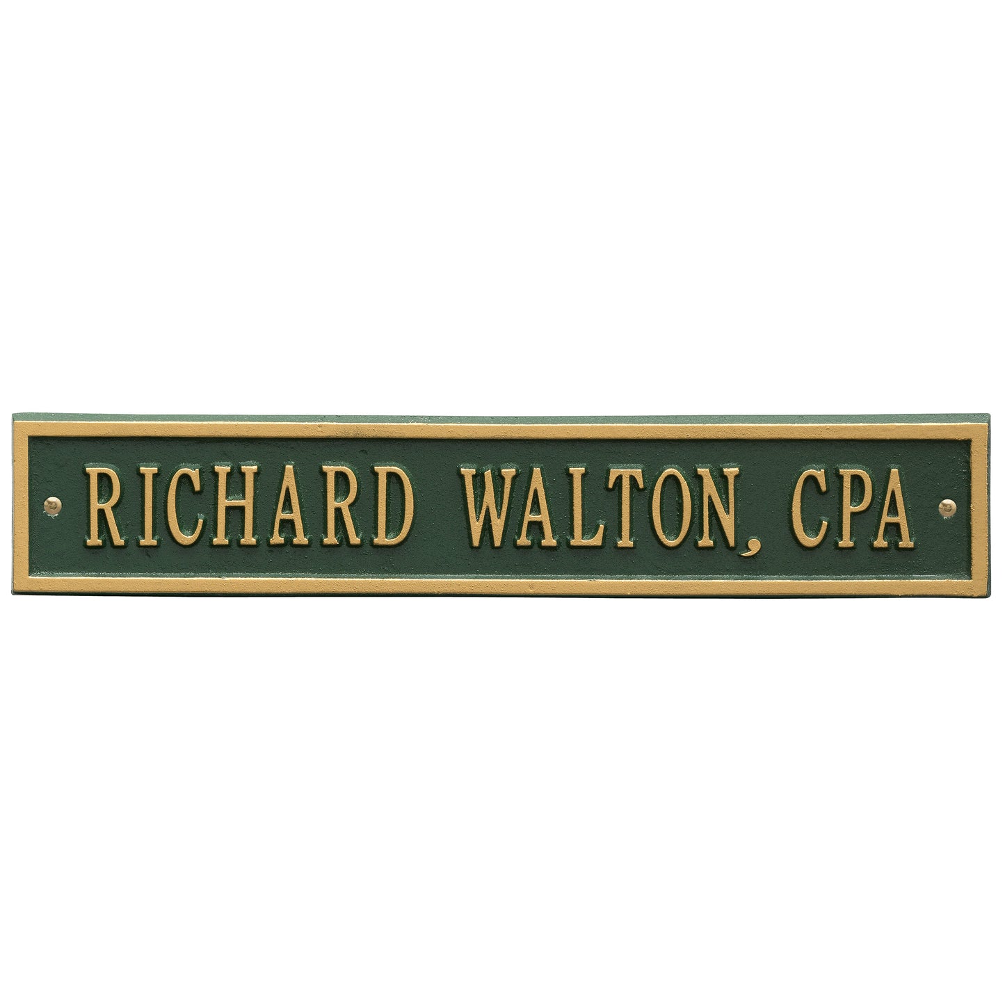 Arch Extension - Standard Wall - One Line Address Plaque