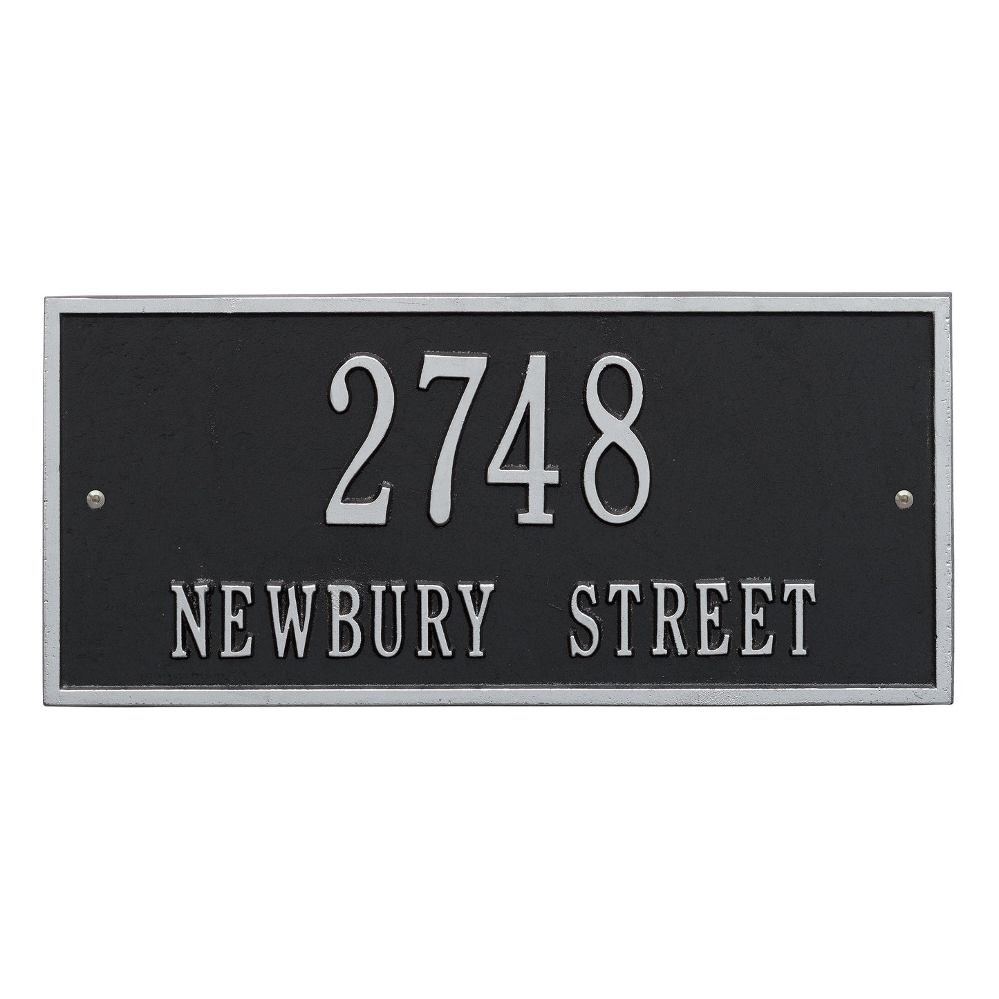 Hartford Standard Wall Address Plaque Two Line