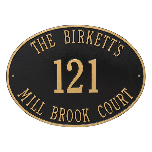 Hawthorne Oval - Estate Wall - Three Line