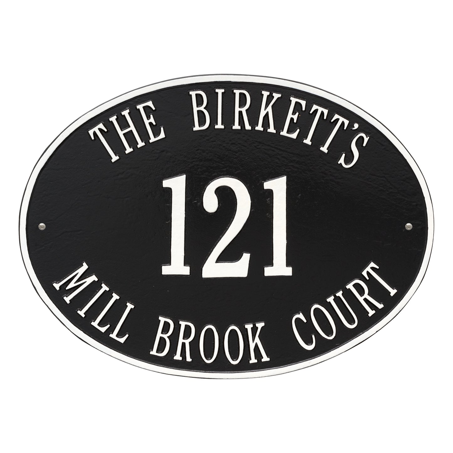 Hawthorne Oval - Estate Wall - Three Line