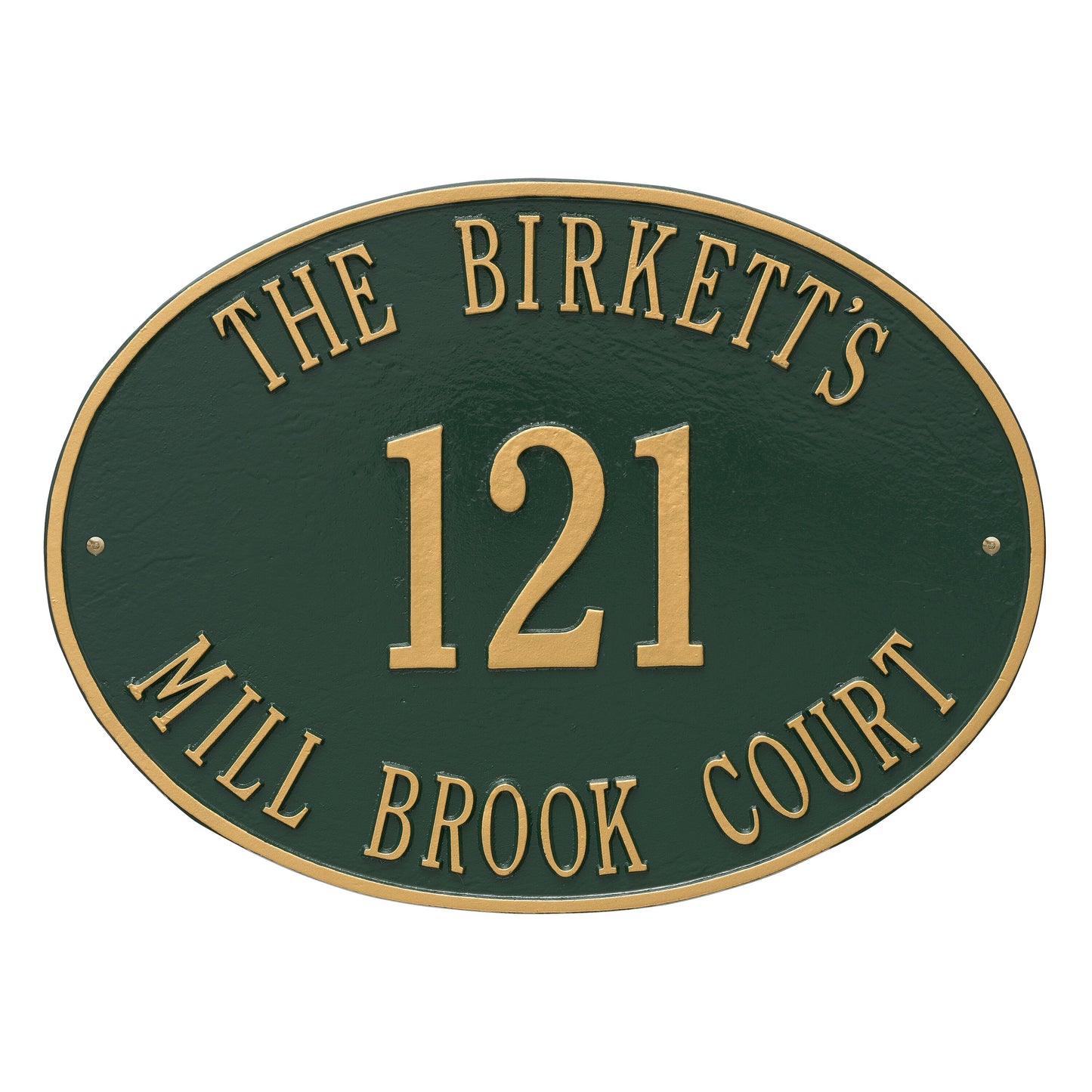 Hawthorne Oval - Estate Wall - Three Line