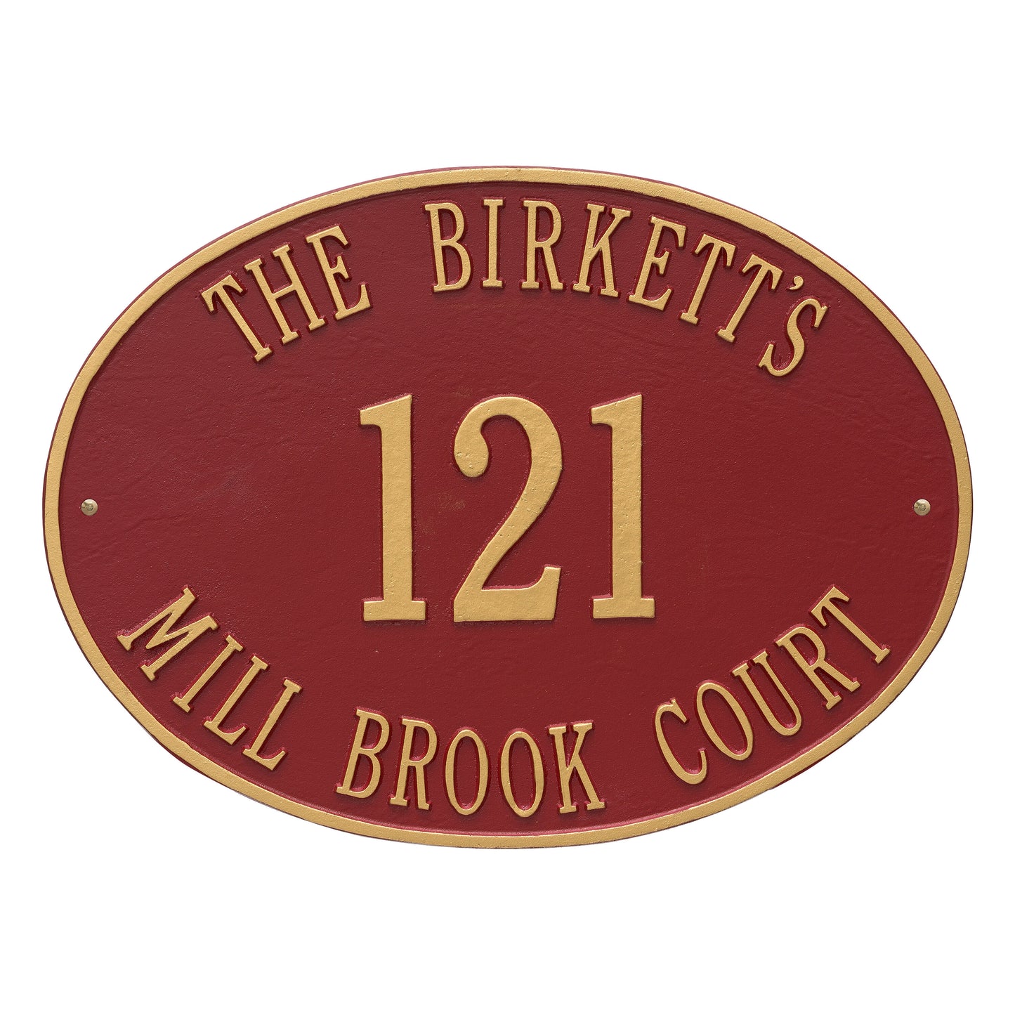 Hawthorne Oval - Estate Wall - Three Line