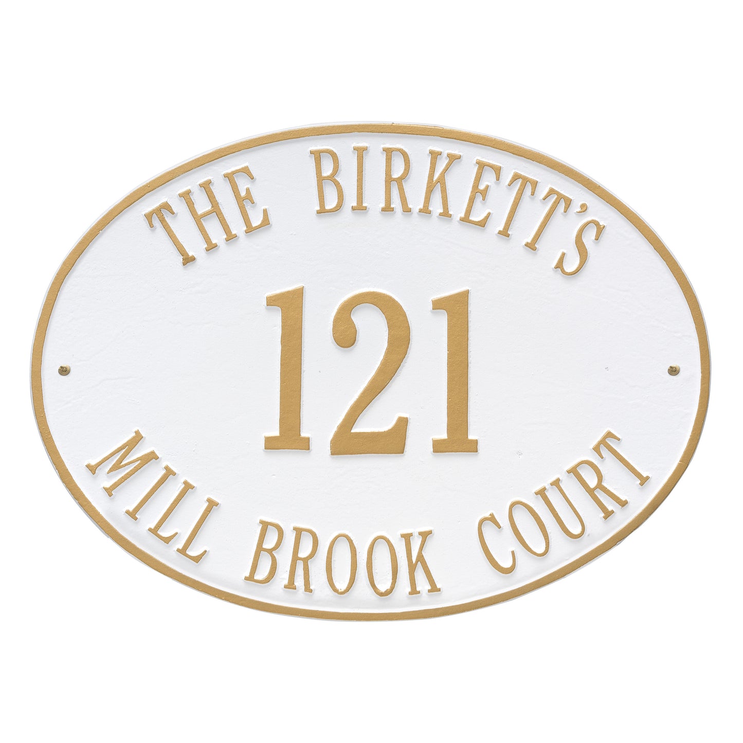 Hawthorne Oval - Estate Wall - Three Line