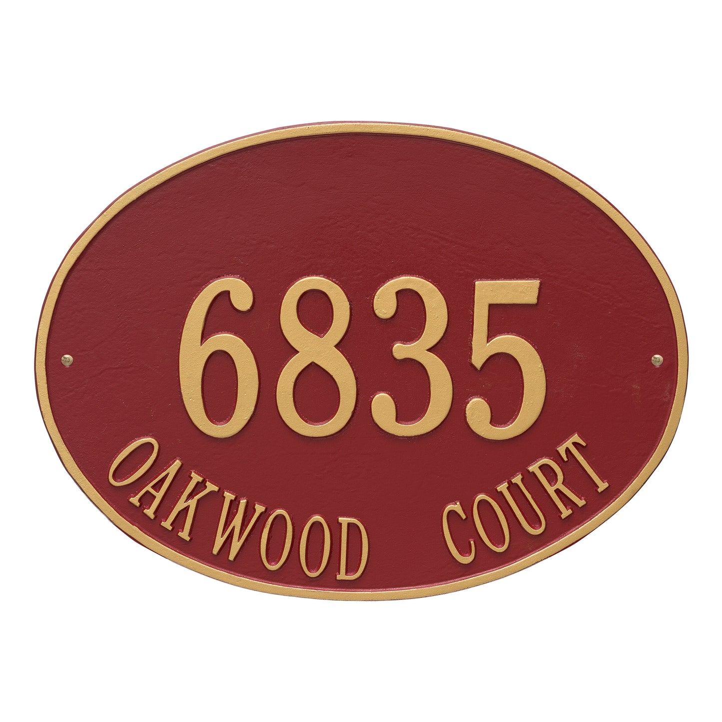 Hawthorne Oval - Estate Wall - Two Line