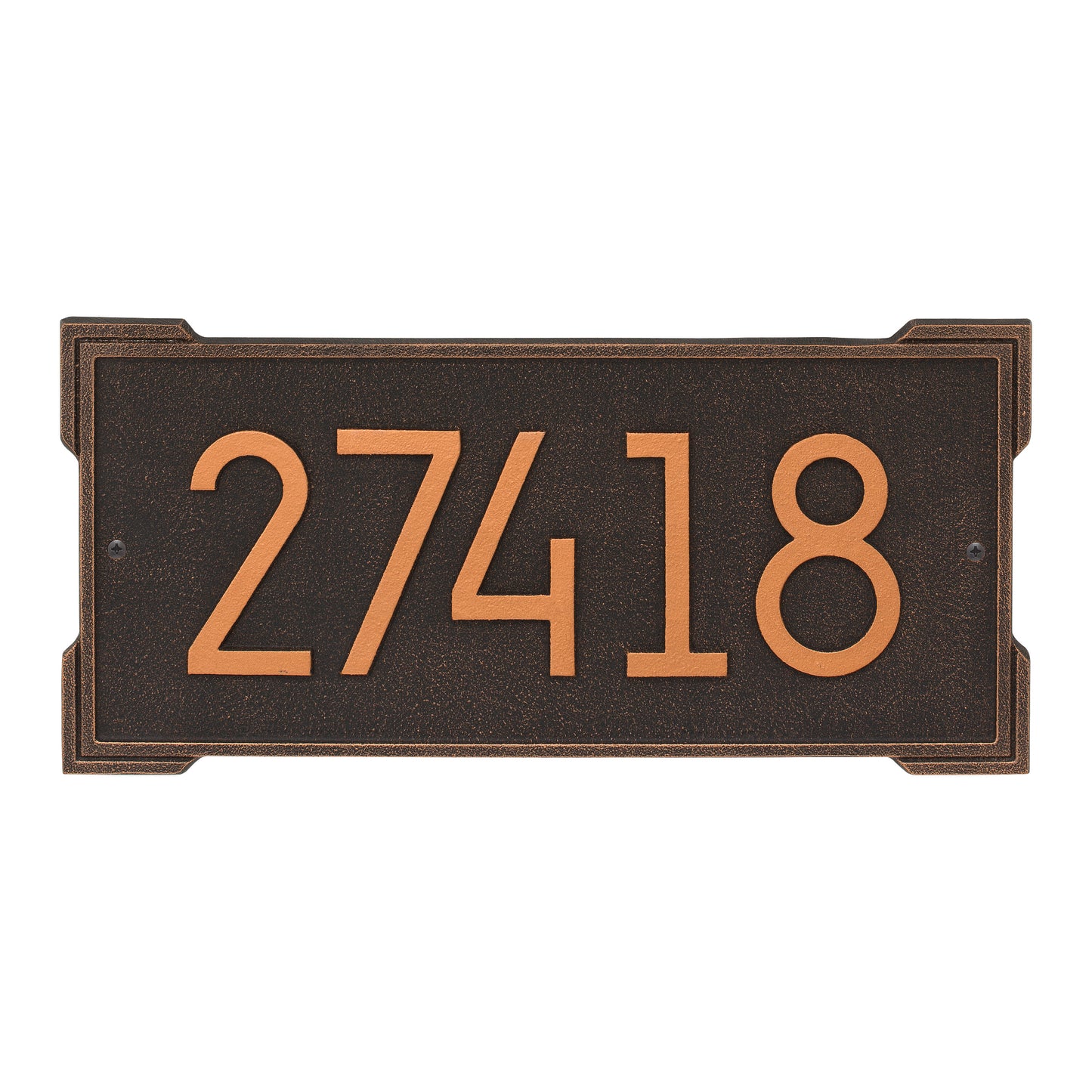 Roanoke Modern Personalized Wall Plaque