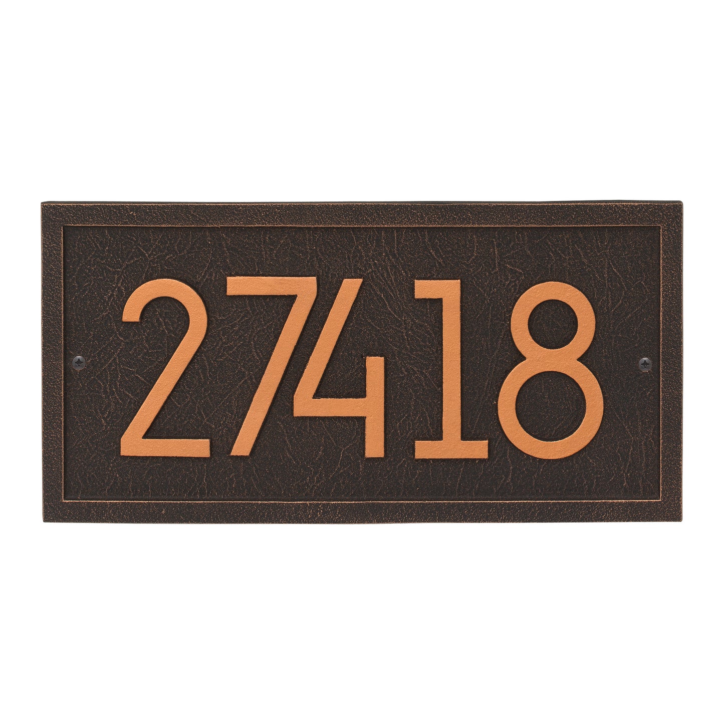 Rectangle Modern Personalized Wall Plaque