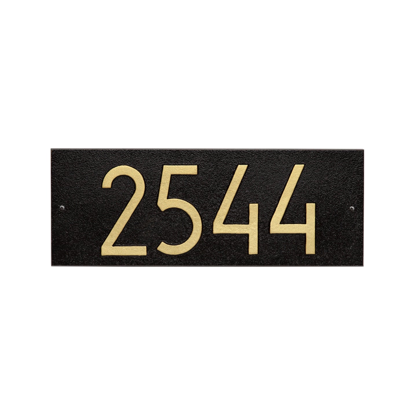Mid-Century Modern Rectangle Plaque, Standard Wall 1-line