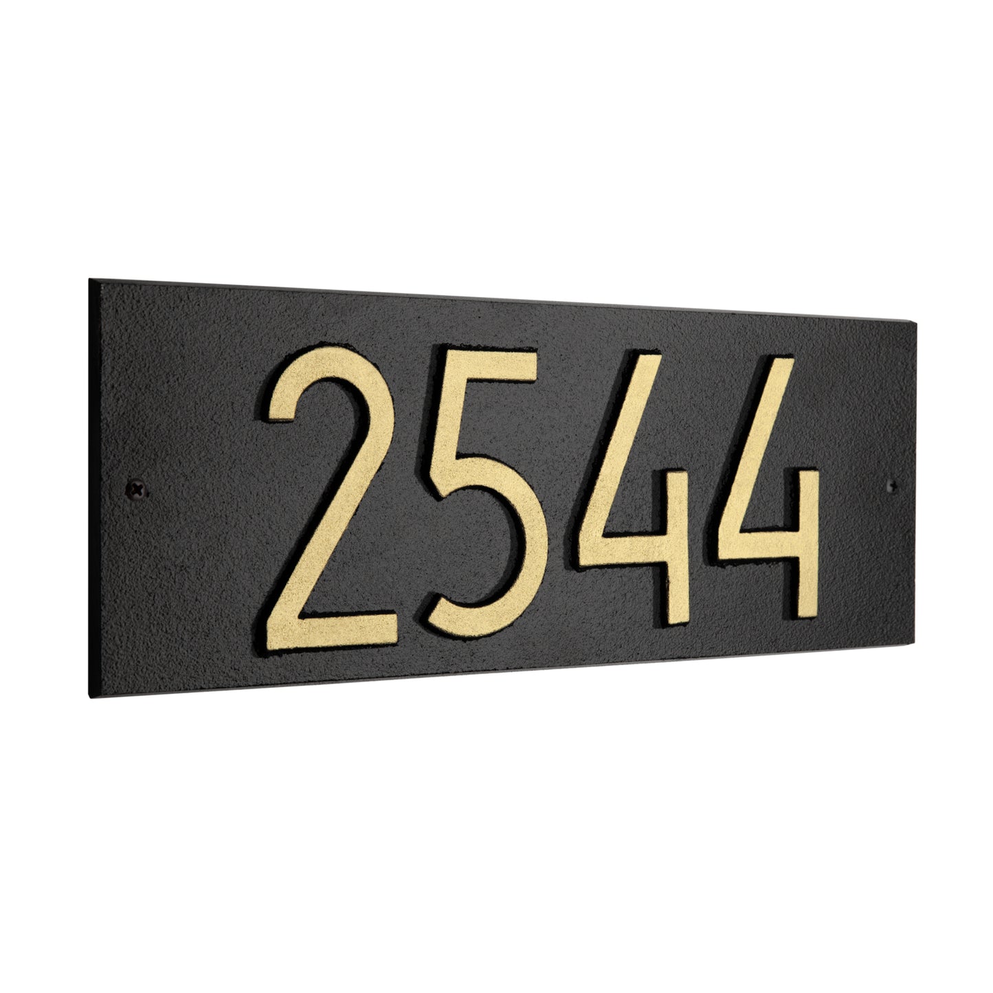 Mid-Century Modern Rectangle Plaque, Standard Wall 1-line