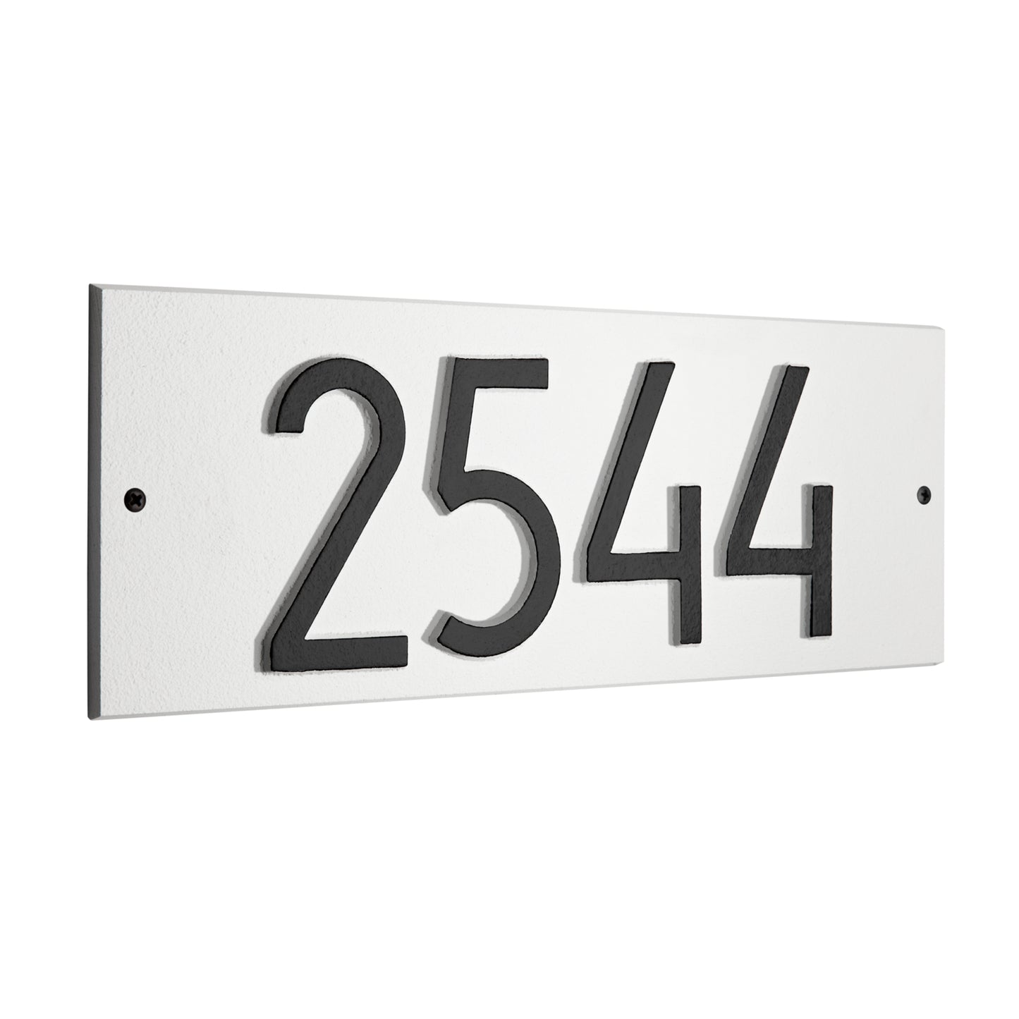 Mid-Century Modern Rectangle Plaque, Standard Wall 1-line
