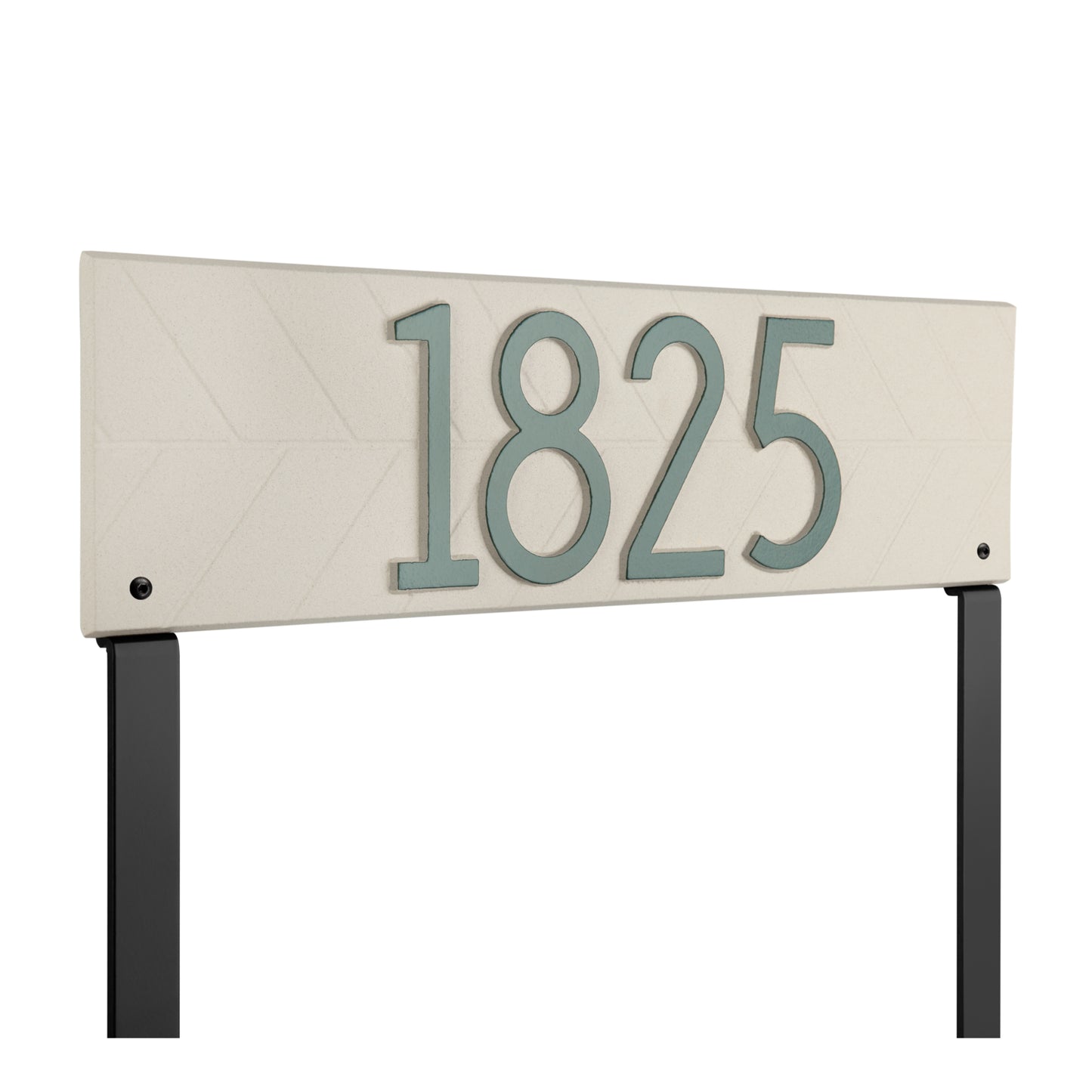 Herringbone Horizontal Plaque, Standard Lawn 1-line