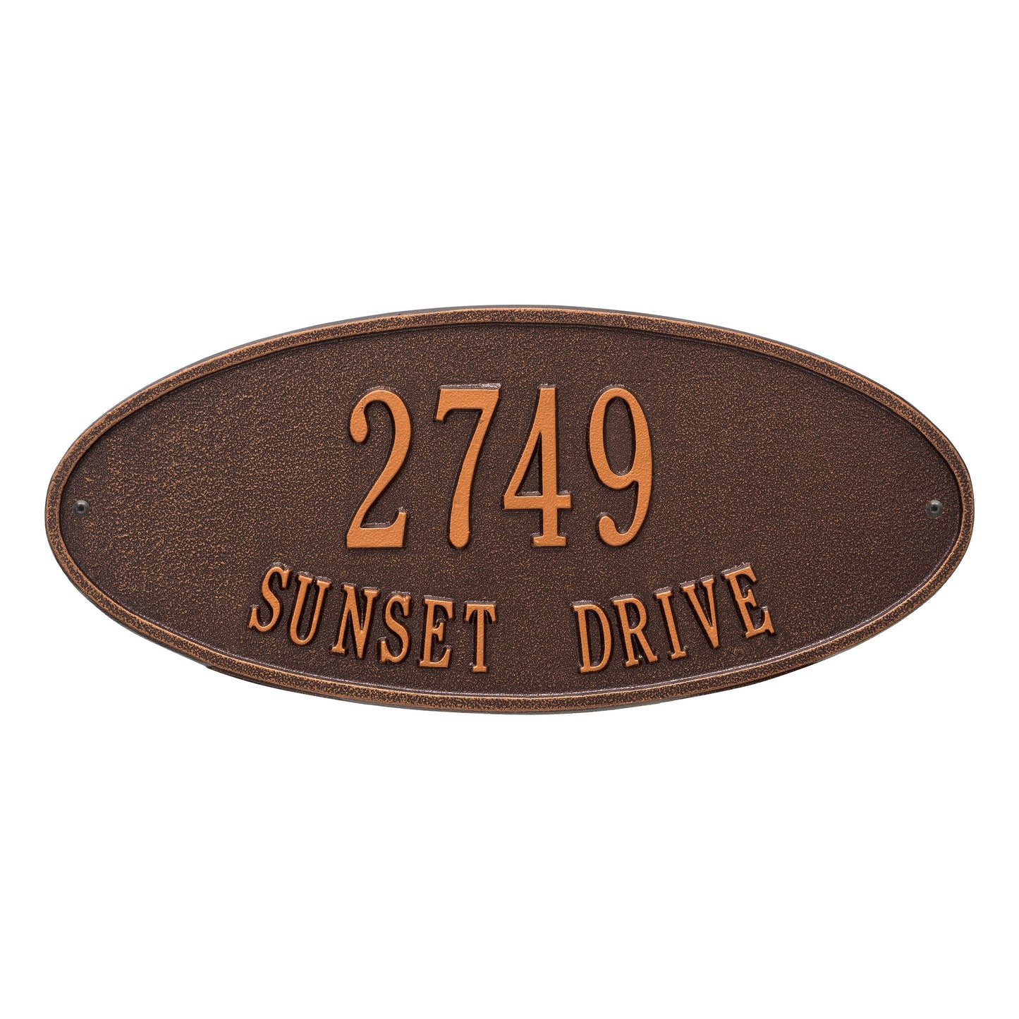 Madison Oval - Standard Wall - Two Line