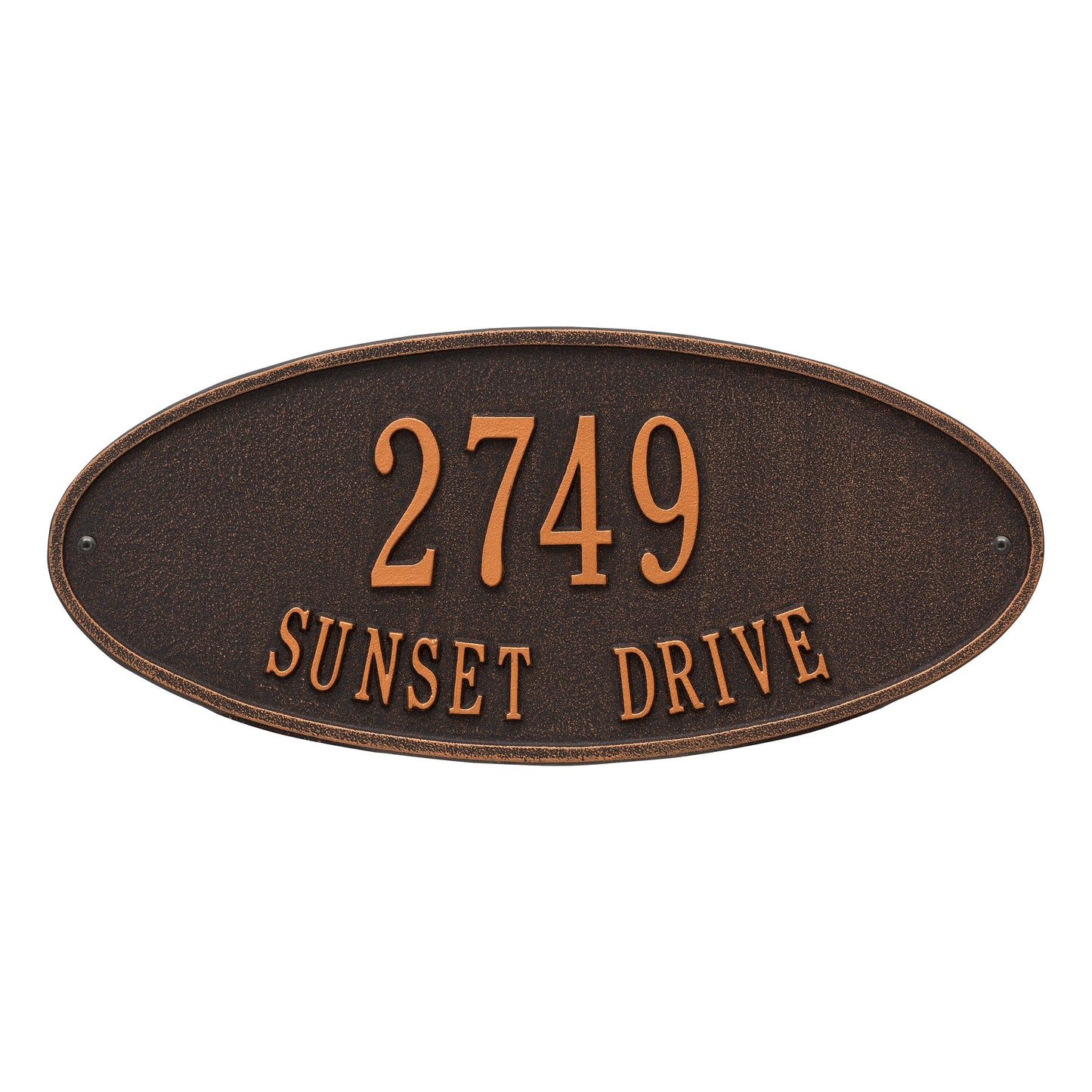 Madison Oval - Standard Wall - Two Line