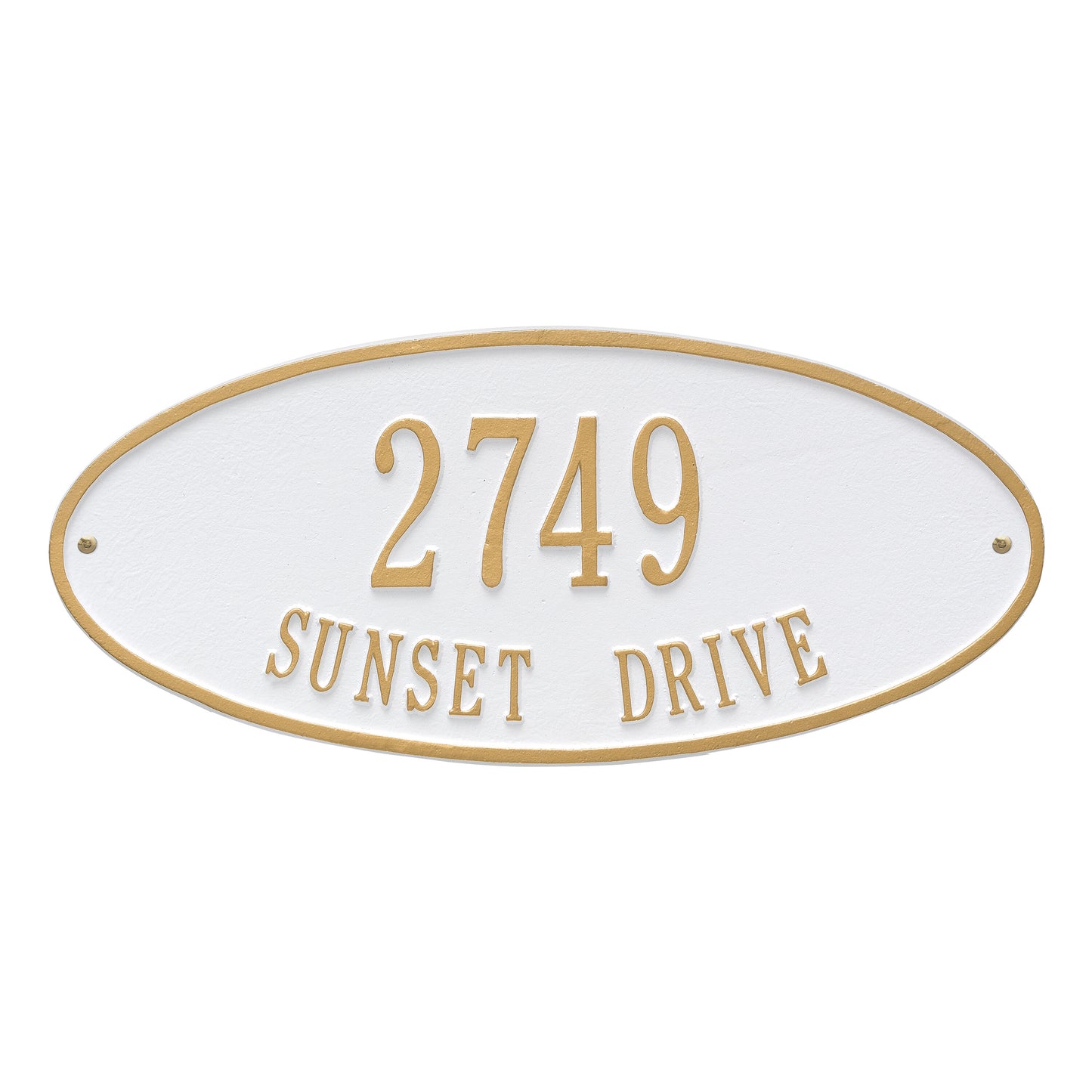 Madison Oval - Standard Wall - Two Line