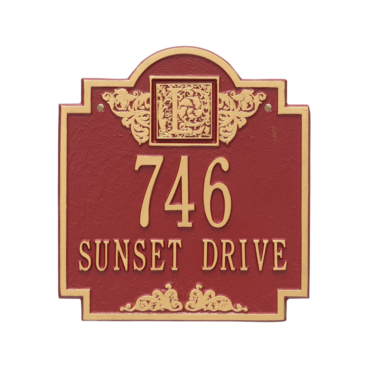 Monogram - Standard Wall - Two Line