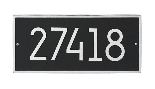 Hartford Rectangle Modern Number Wall Address Sign