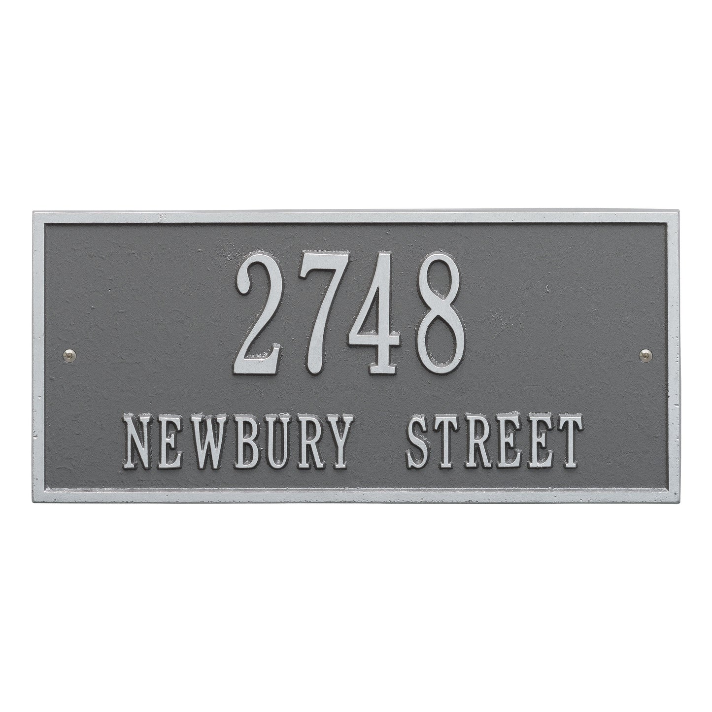 Hartford Standard Wall Address Plaque Two Line