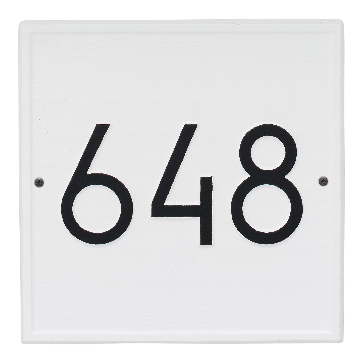 Square Modern Personalized Wall Plaque