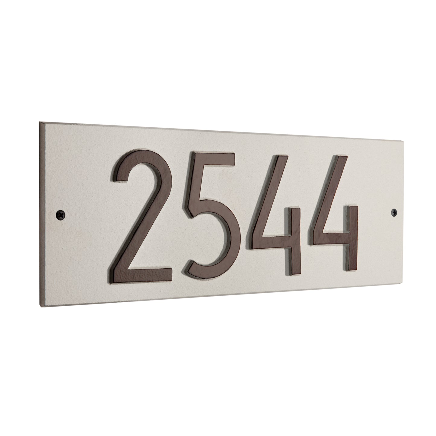 Mid-Century Modern Rectangle Plaque, Standard Wall 1-line