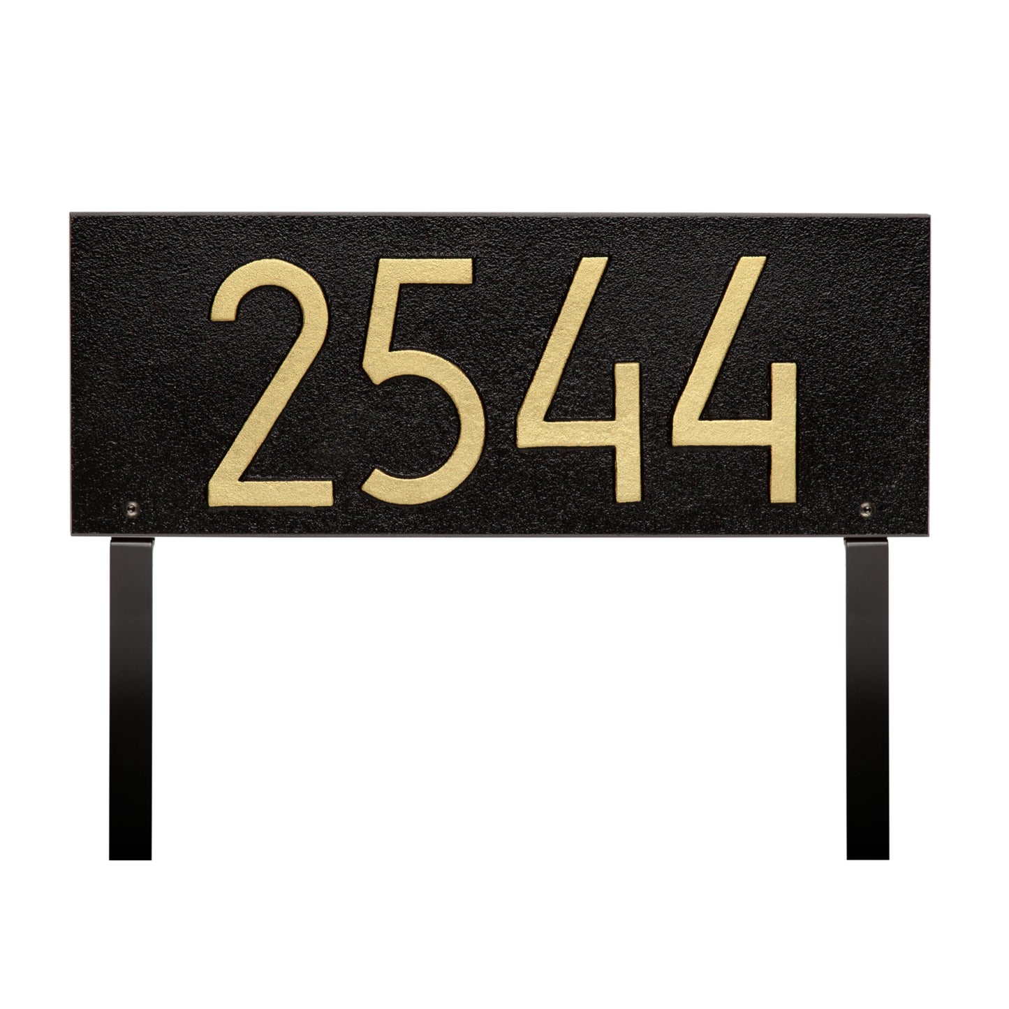 Mid-Century Modern Rectangle Plaque, Standard Lawn 1-line